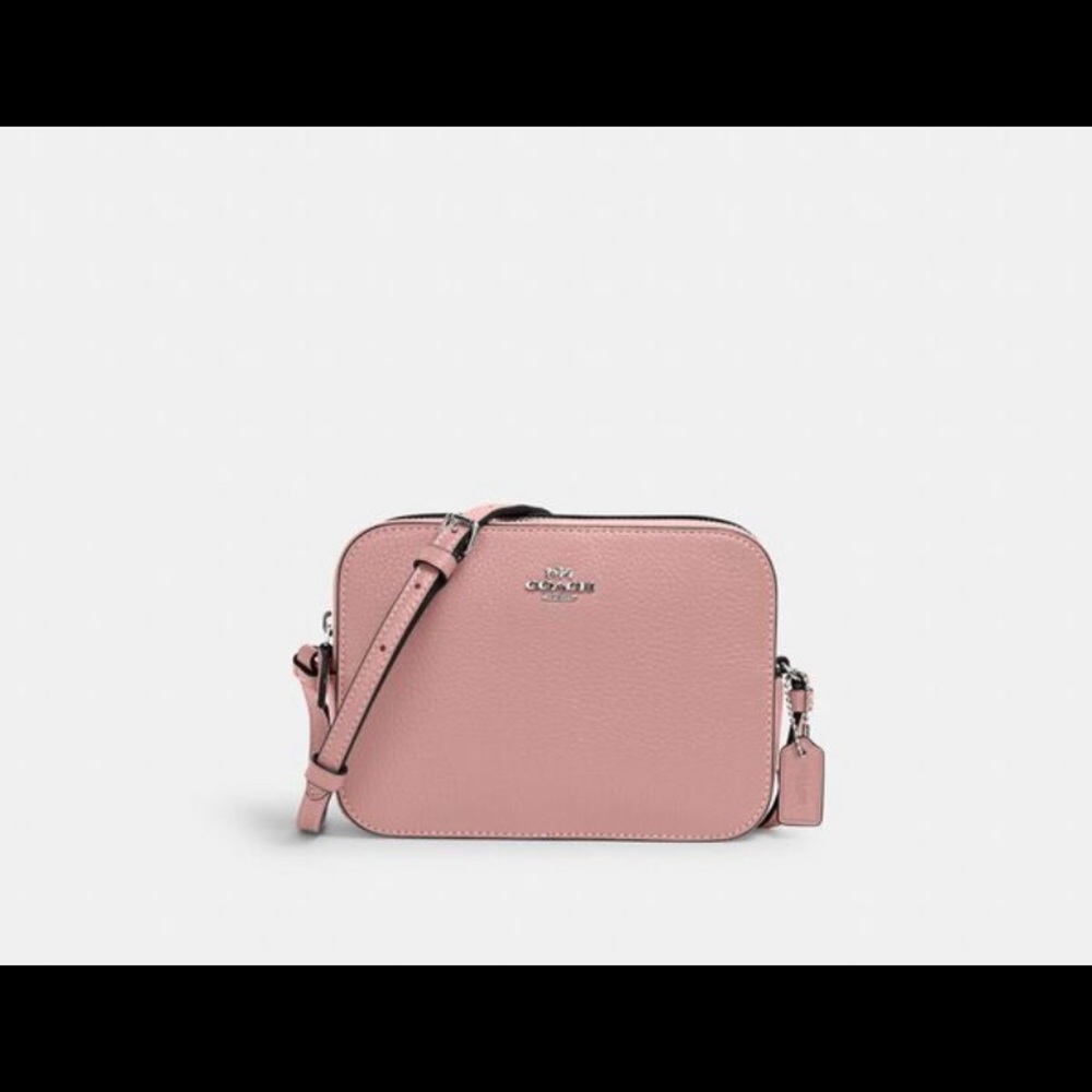 COACH SHELL PINK MINI CAMERA BAG